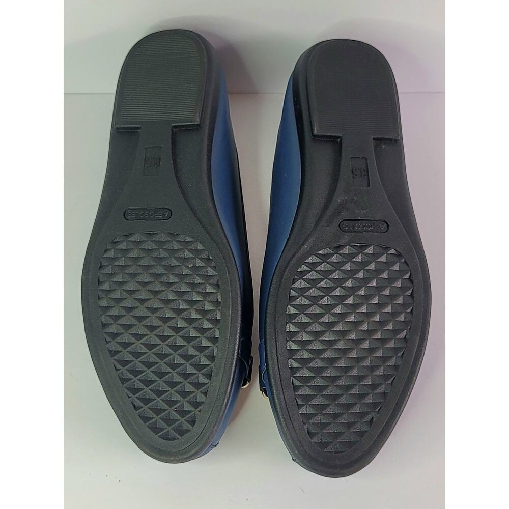 Aerosoles Big Bet Navy Blue Ballet Flats with Gold Knot Detail Women's Size 8.5 - Picture 7 of 11